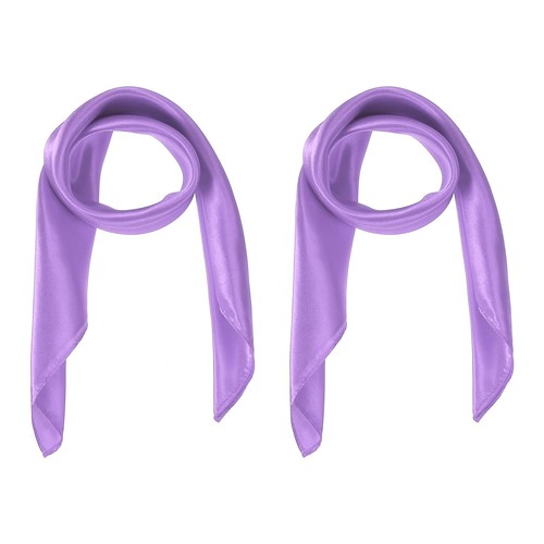 Pcs foulard carré satiné - 2,