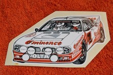 Sticker Autocollant LANCIA 037 ABARTH TEAM EMINENCE / VOLTA / ZANUSSI-15CM X 9CM