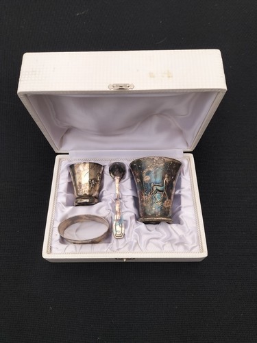 Ancien coffret baptême en - de,