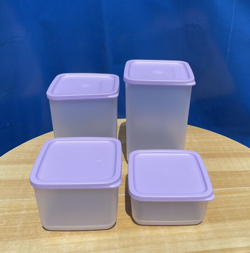 Tupperware cubix square round - square,