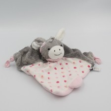 Doudou plat ane cheval gris