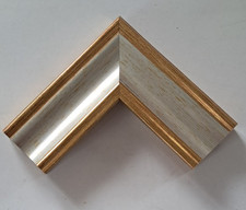 Cadre en Bois Or Gola Arg. pour Cadres Impressions Poster -LAR.65 ALT.33