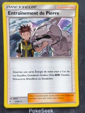 Carte Pokemon ENTRAÎNEMENT DE PIERRE 55/68 Holo REVERSE SL11.5 FR NEUF