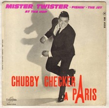 CHUBBY CHECKER "MISTER TWISTER" SOUL TWIST EP 1961 COLUMBIA 1395