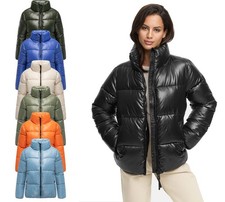 Marikoo Femmes Veste Hiver Doudoune Anorak Puffer Veste & Col Montant Hazalee