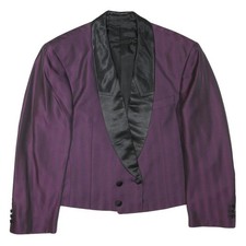 Veste Boutonnée Col Satin