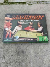 ancien jeu manifoot foot meccano / complet / testé ok / élastique des joueur ok
