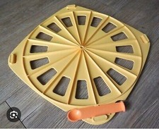 Tupperware Croissant Party Et Cuillère Jaune Orange  