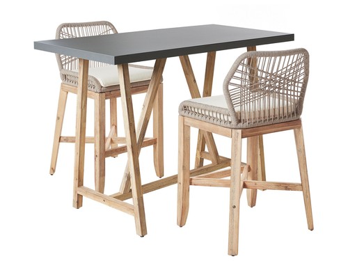 Ensemble bistro béton - ensemble,