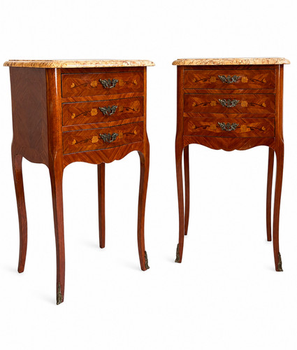 Paire table chevet style - de,