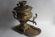 Samovar impérial russe laiton
