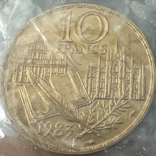 Pièce francs monnaie - pièce, 10