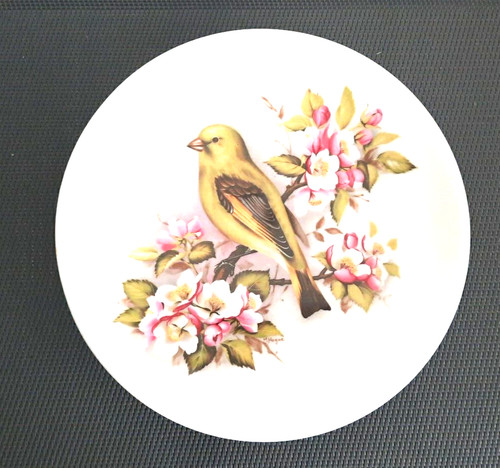 Assiette oiseau porcelaine - assiette,