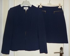 @ Joli tailleur jupe 123 bleu