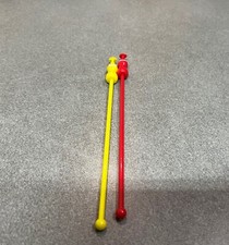 2 TOUILLEURS JAUNE/ROUGE VELO