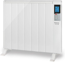 Tanger 1500 - Radiateur Électrique À Inertie 1500W, 7 Éléments, Programmable, Te