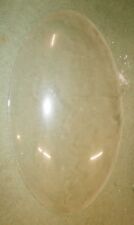 Ancien globe ovale en verre