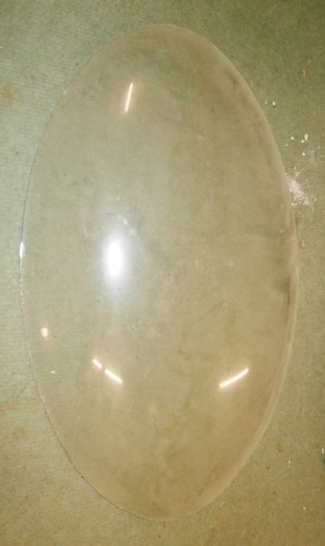 Ancien globe ovale verre - globe,
