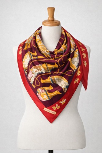 Foulard carré hermes vintage - carré,