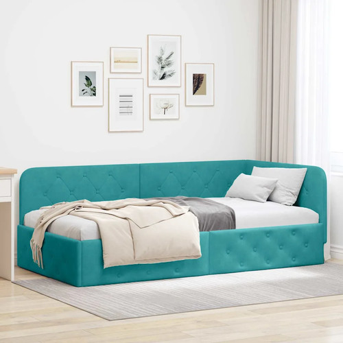 Cadre lit angle velours - cadre,