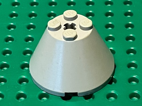 Rare lego oldgray cone - lego, 4x4x2
