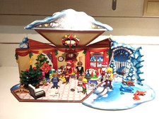 PLAYMOBIL LOT PÈRE MÈRE NOËL / CADEAUX SAPINS CRÈCHE ENFANTS RÉVEILLON ANIMAUX