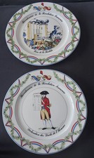 Lot 2 Assiettes Bicentenaire