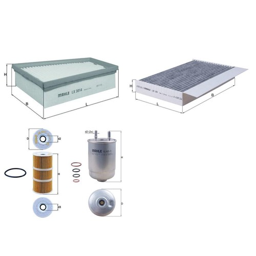 Knecht filter paket kit - knecht,