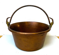Ancien grand chaudron cuivre - ancien,