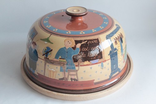 Cloche fromage poterie - à,