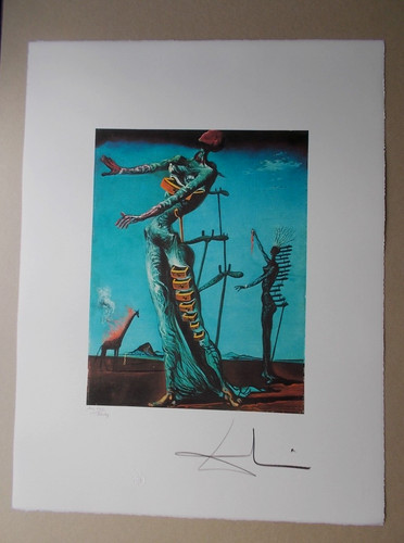 Lithographie salvador dali - lithographie,,