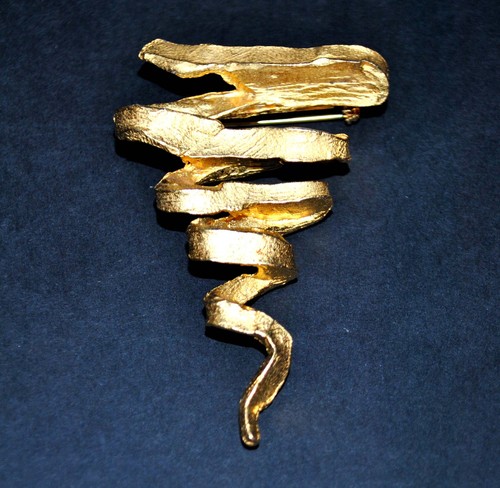 Broche moderniste tornade - "tornade", en