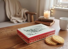 Boîte Métal Vintage JAPONAISE - Motifs Traditionnels Asiatiques - Décoration Zen