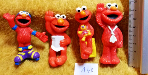 Lot a48 figurines - a48, elmo