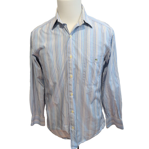 Chemise lacoste bleue - lacoste,