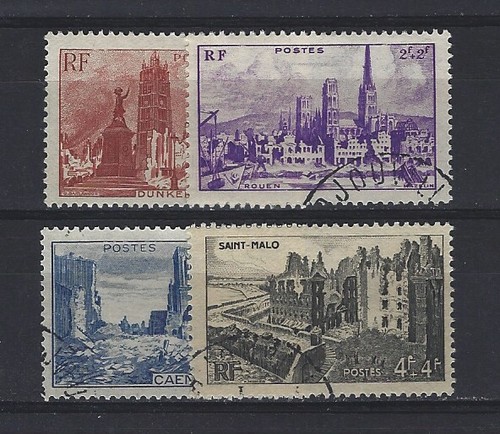 France 744 747 oblitéré - n°, 744/747