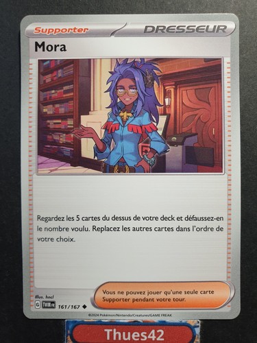 Carte pokémon mora - pokémon, 161/167