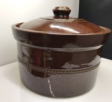 PEARSONS GRÈS FOUR CASSEROLE COUVERCLE CASSEROLE TREACLE GLAÇAGE micro-ondes vaisselle