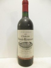  côtes de bourg château haut-rousset rouge 1986 - bordeaux