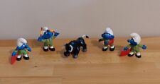 Figurine Schtroumpf : SET TORERO Vert + TAUREAU - NO TOXICO - TBE (Smurf Puffi)