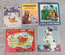 vintage ancien  lot 5 livre  enfant