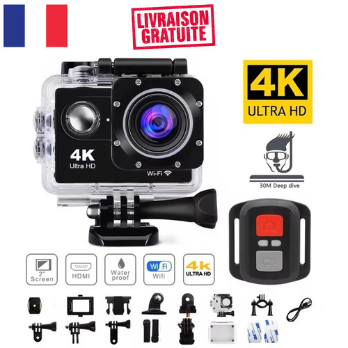 Caméra action ultra 4k - caméra,