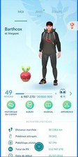 compte pokemon go niveau 49