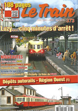 LE TRAIN N°373 DEPOTS AUTORAILS REG. OUEST / LUZY / CHATEAU EN RUINE /LOCO G2000