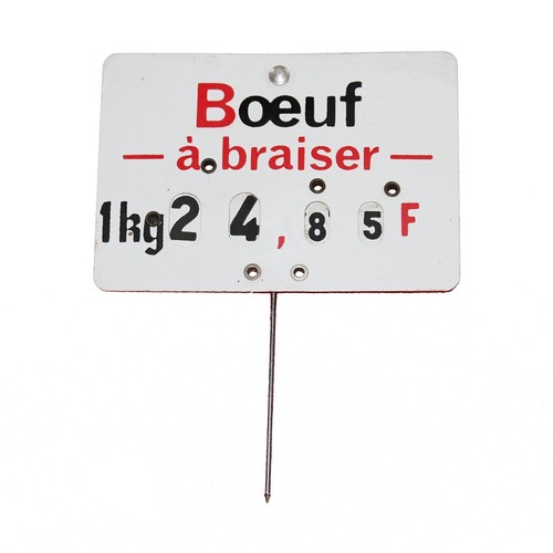 étiquette boucherie - de,