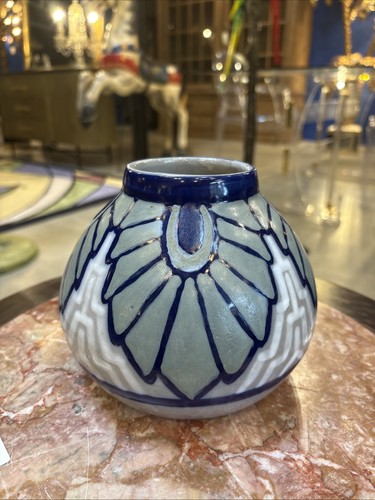 Vase boule grès signe - en, grès,