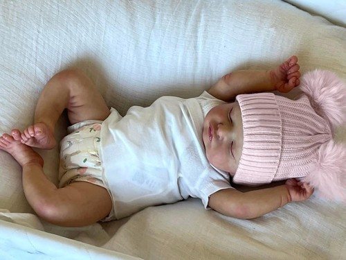 Reborn baby doll 18in silicone - reborn,