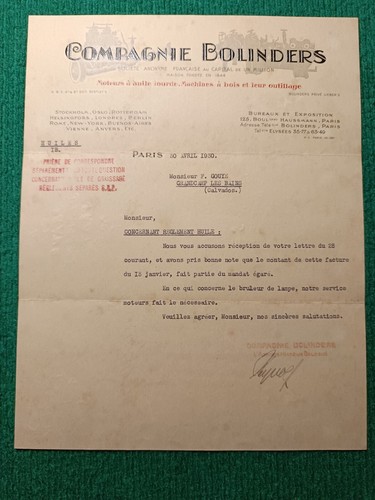 Compagnie bolinders moteurs - bolinders,