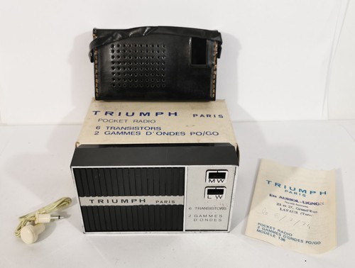 Ancien poste radio triumph - ancien,