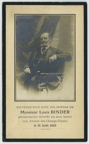 Souvenir mortuaire - , du